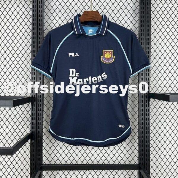West Ham United 1999 01 Third Retro Jersey