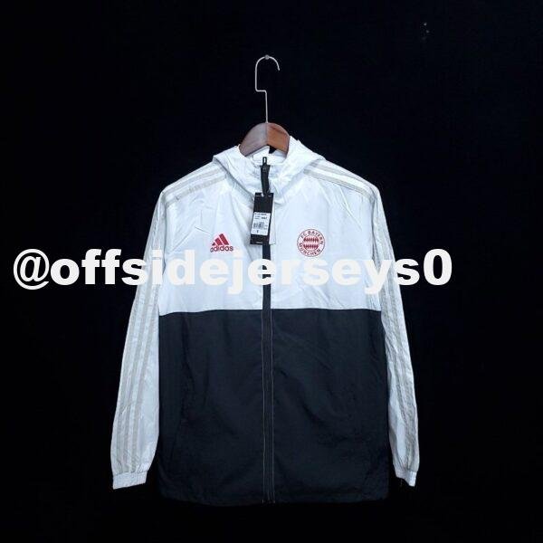 Windbreaker Bayern White Black