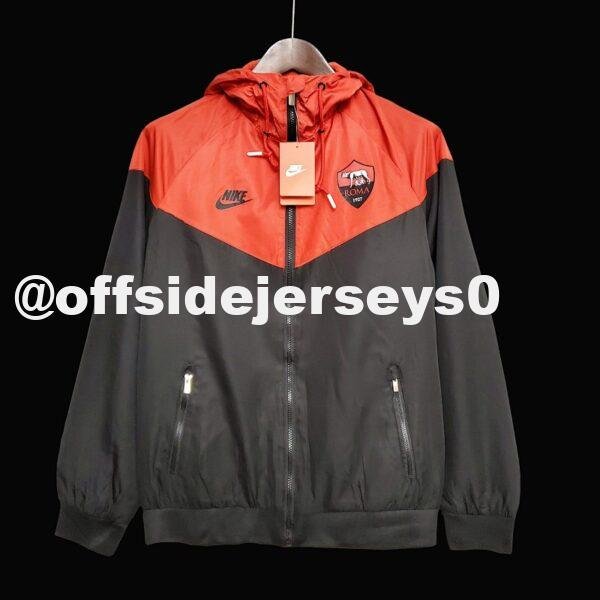 Windbreaker Roman Black Red